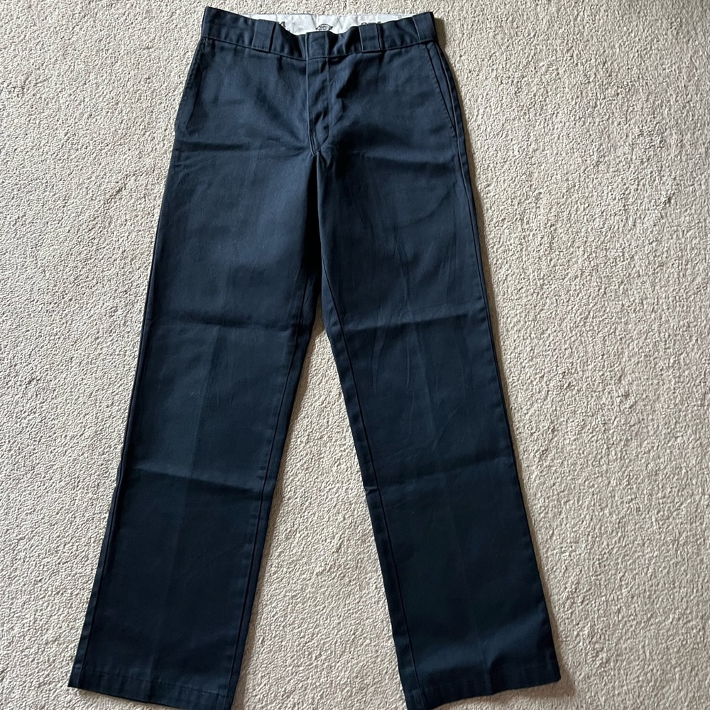 Dickies navy pants from urban outfitters